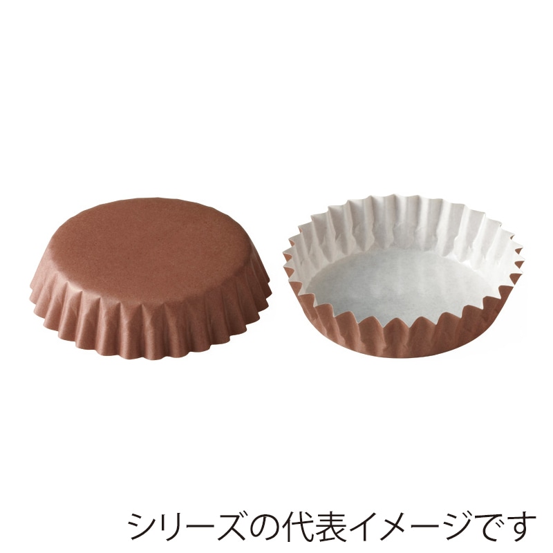 天満紙器 ペットカップ　丸型　9.0×3.0 茶ベタ PTC09030-S 300枚/束（ご注文単位15束）【直送品】