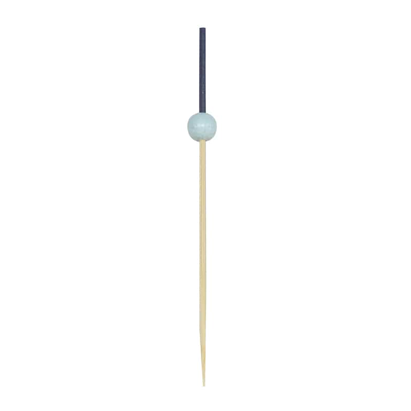 竹苑 玉かんざし串 水色　9cm　8272  　100本/袋（ご注文単位1袋）【直送品】