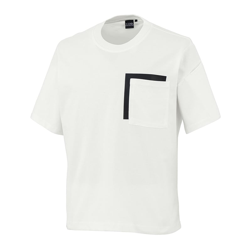 ジーベック 男女兼用 半袖Tシャツ M シロ 6660 1枚（ご注文単位1枚）【直送品】