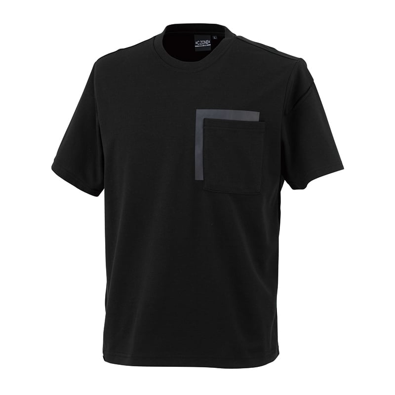 ジーベック 男女兼用 半袖Tシャツ M クロ 6660 1枚（ご注文単位1枚）【直送品】
