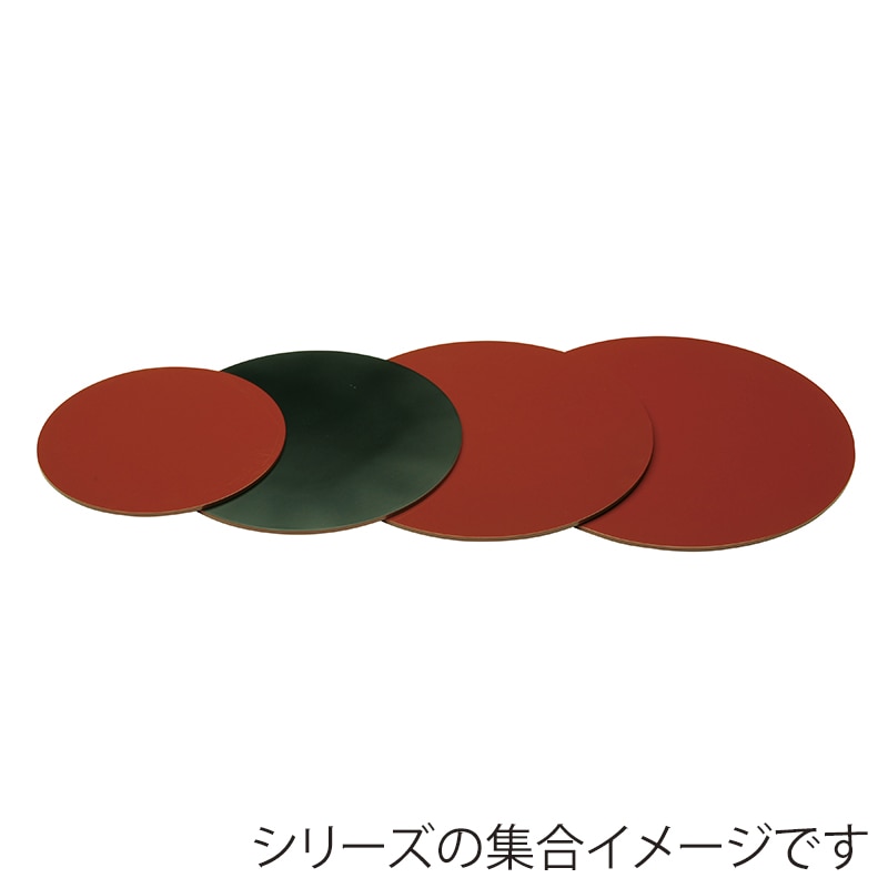 萬洋 丸朱塗り板 φ33cm用 218164 1個(ご注文単位1個)【直送品】