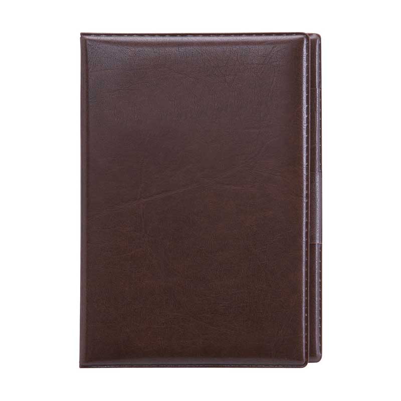 シンビ メモパッド SS-13 2つ折り ブラウン 1冊(ご注文単位2冊)【直送品】