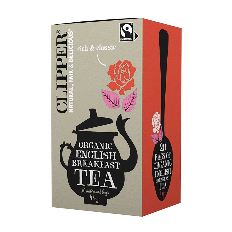 クリッパー オーガニックフェアトレードティー イングリッシュブレックファスト 20P 44g 1個 ※軽(ご注文単位40個)【直送品】
