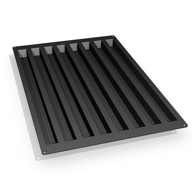パシフィック洋行　製菓シリコン型　トロンコ　50×30 8取 2SI-SQ017　1個（ご注文単位1個）【直送品】