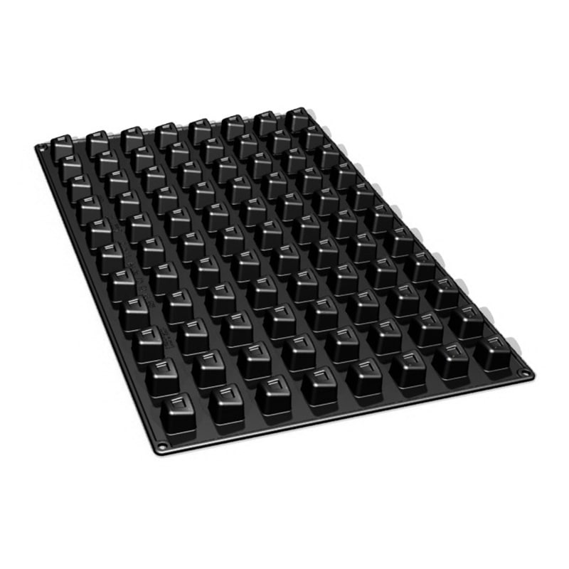 パシフィック洋行 製菓シリコン型 ミニキューブ 88取 2SI-SQ047 1個(ご注文単位1個)【直送品】