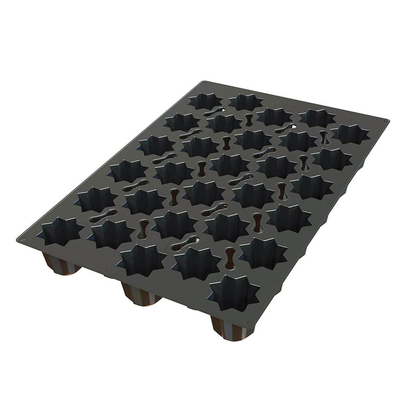 パシフィック洋行　製菓シリコン型　パンドリーノ 30取 2SI-SQ053　1個（ご注文単位1個）【直送品】