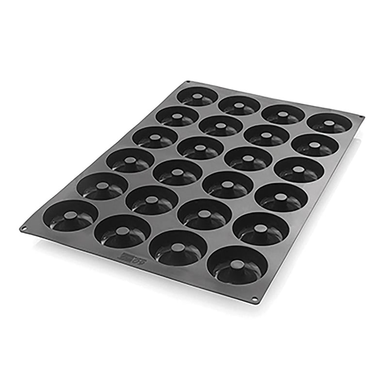 パシフィック洋行 製菓シリコン型 ドーナツ 24取 2SI-SQ059 1個(ご注文単位1個)【直送品】