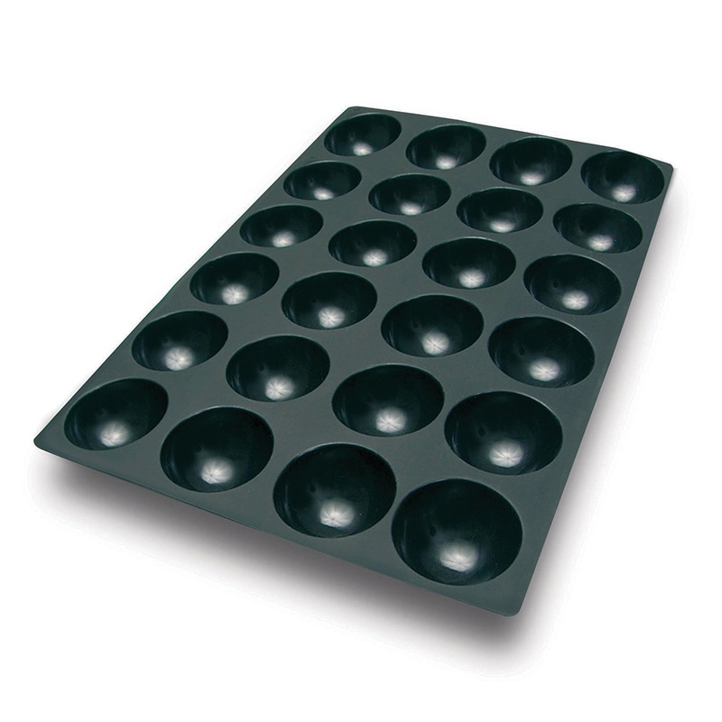 パシフィック洋行 製菓シリコン型 ハーフスフェア φ70 24取 2SI-SQ064 1個(ご注文単位1個)【直送品】